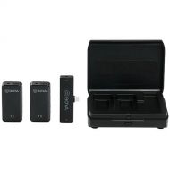 BOYA BY-XM6-K6 2-Person Wireless Microphone System with USB-C Connector for Mobile Devices (2.4 GHz)