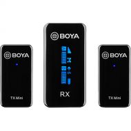 BOYA BY-XM6-S2 Mini Ultracompact 2-Person Wireless Microphone System for Cameras and Smartphones (2.4 GHz)