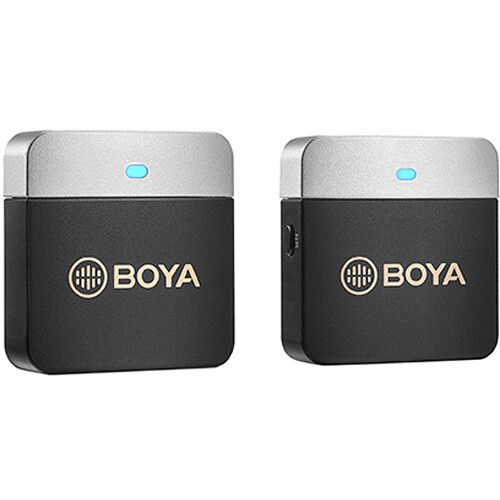  BOYA BY-M1V1 Wireless Microphone System for Cameras and Smartphones (2.4 GHz)