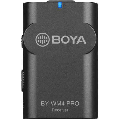  BOYA BY-WM4 PRO-K2 Two-Person Digital Camera-Mount Wireless Omni Lavalier Microphone System (2.4 GHz)