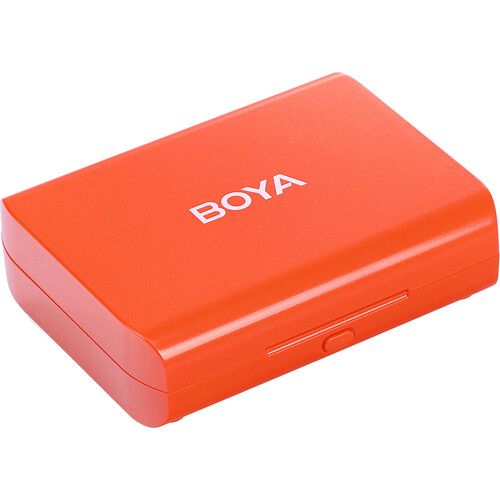  BOYA BY-XM6-K2 2-Person Wireless Microphone System for Cameras and Smartphones (2.4 GHz, Orange)