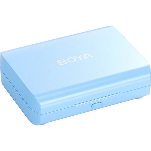  BOYA BY-XM6-K2 2-Person Wireless Microphone System for Cameras and Smartphones (2.4 GHz, Blue)