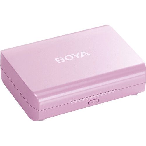  BOYA BY-XM6-K2 2-Person Wireless Microphone System for Cameras and Smartphones (2.4 GHz, Pink)