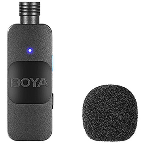  BOYA BY-V10 Ultracompact Wireless Microphone System with USB-C Connector for Mobile Devices (2.4 GHz)