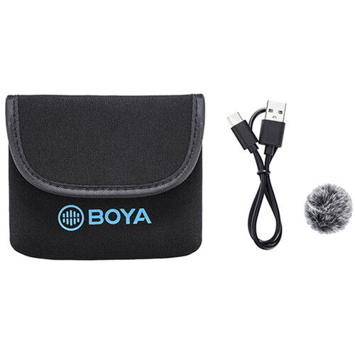  BOYA BY-M1V5 Wireless Microphone System with Lightning Connector for iOS Devices (2.4 GHz)