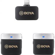 BOYA BY-M1V6 2-Person Wireless Microphone System with Lightning Connector for iOS Devices (2.4 GHz)