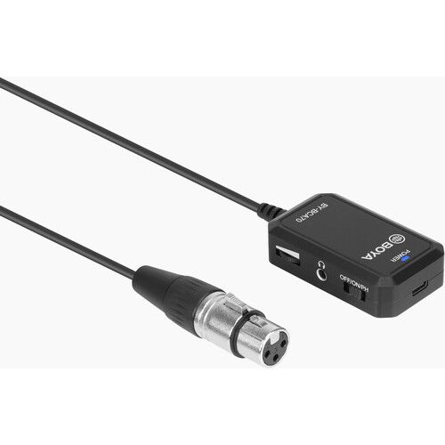  BOYA Audio Adapter for XLR Microphones to Mobile Devices (Computers, Smartphone)