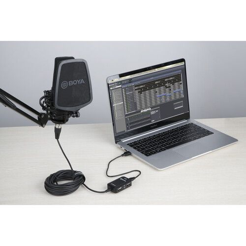  BOYA Audio Adapter for XLR Microphones to Mobile Devices (Computers, Smartphone)