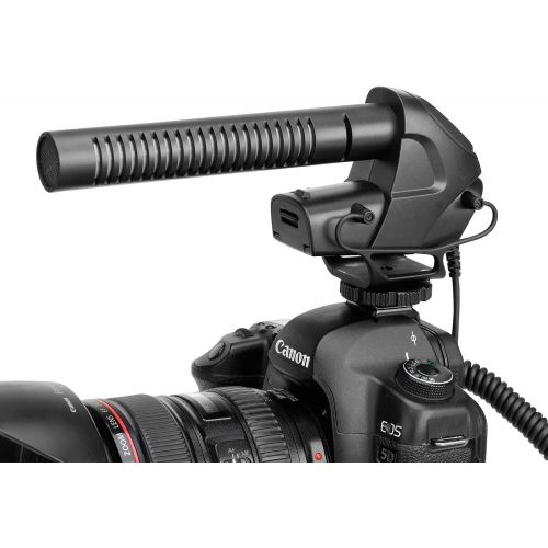  DSLR On-Camera Super-Cardioid Shotgun Microphone Broadcast, BOYA BY-BM3031 Condenser Interview Capacitive Microphone Camera Video Mic for Canon Nikon Sony DSLR Camcorder