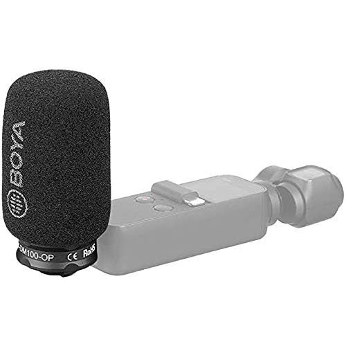  BOYA Digital Lavalier Microphone for DJI OSMOPocket, Black, (BY-DM100-OP)