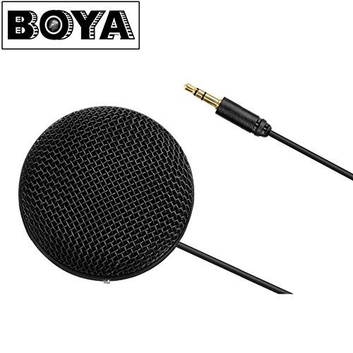  BOYA BY-MM2 Omnidirectional Condenser Stereo Microphone for iPhone 8 8 plus 7 Canon Nikon Sony DSLR Camera Panasonic Camcorder