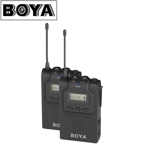  BOYA BY-WM6R Wireless Bodypack Receiver for BY-WM6 Lavalier Wireless Microphone System for ENG EFP DSLR Cameras & Camcorders with Separate Package