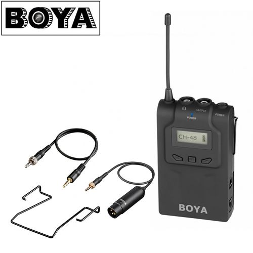  BOYA BY-WM6R Wireless Bodypack Receiver for BY-WM6 Lavalier Wireless Microphone System for ENG EFP DSLR Cameras & Camcorders with Separate Package