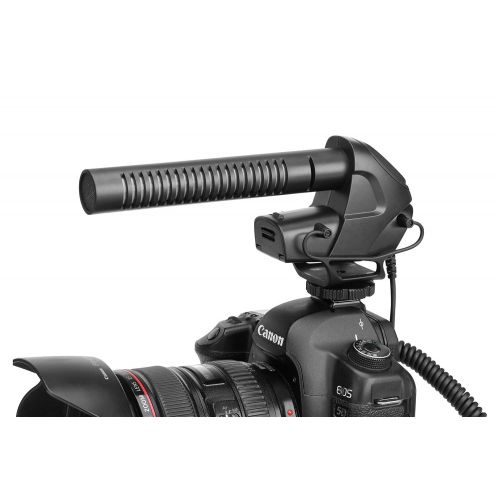  BOYA BY-BM3031 On-Camera Shotgun Microphone PAD Switch: -10dB,0,+20dB for DSLR Cameras,Video Cameras,Audio Recorders