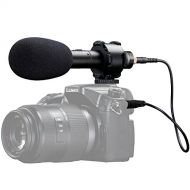 X/Y Stereo Condenser Video Microphone, BOYA BY-PVM50 On-Camera Stereo Video Microphone Including Windscreens & Case Compatible with Canon Nikon DSLR Camera Sony Panasonic Camcorder