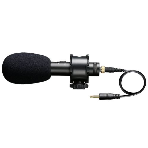  XY Stereo Condenser Video Microphone, BOYA BY-PVM50 On-Camera Stereo Video Microphone Including Windscreens & Case Compatible with Canon Nikon DSLR Camera Sony Panasonic Camcorder