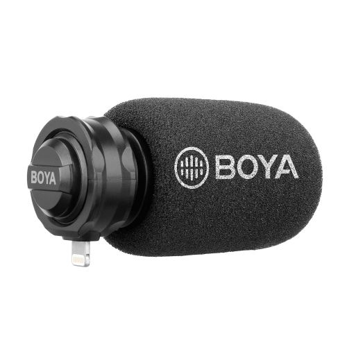  BOYA BY-DM200 Digital Cardioid Stereo XY Lightning Microphone with Superb Sound for iPhone 8 x 7 7plus iPad iPod Touch iOS Recording YouTube Video Vblog Livestream