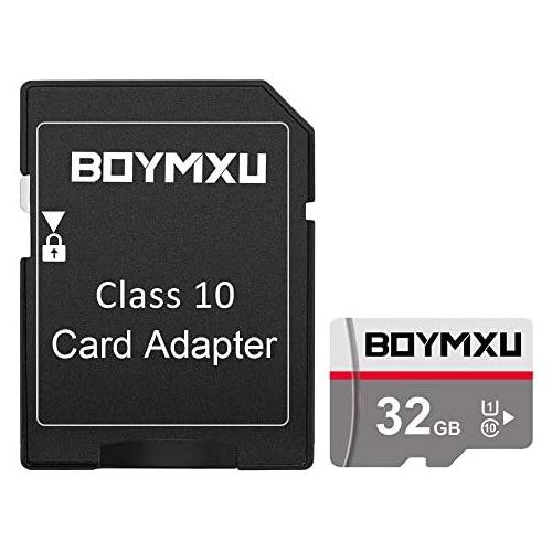  TF Memory Card 32GB,BOYMXU TF Card with Adapter,High Speed Memory Card Class 10 TF Card Memory Card for Phone Camera Computer-Update