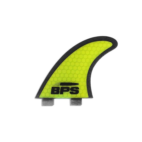  BPS Stealth Performance Core and Netted Fibreglass Surfboard Fins Thruster FCS Style (3 Fins) Choose Color and Size