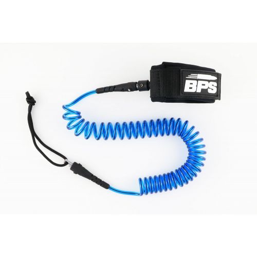  BPS ‘STORM’ ULTRALITE 10 Foot COILED SUP Leash (4 Colors)
