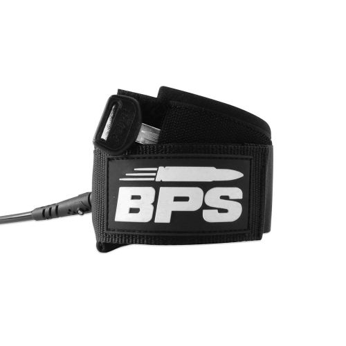  BPS Storm Premium SUP Leash 10 Foot Coiled  Choose Color and Bundle