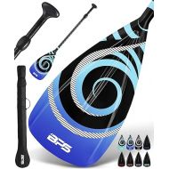 BPS New Zealand Adjustable 2-Piece SUP/Stand Up Paddleboard Paddle - Carbon Fiber or Fiberglass - Comes with Carrying Bag - Available in Many Accent Colors