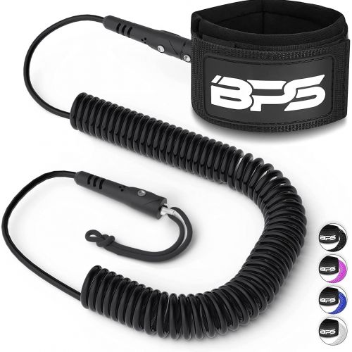  Visit the BPS Store BPS ‘Storm’ Ultralite 10 Foot Coiled SUP Surf Leash/Leg Rope (4 Colors)