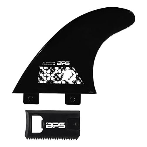 Visit the BPS Store BPS Fiberglass Reinforced Surfboard Fins (3) + Screws and Wax Comb! Glass Flex Thruster Surf Fin Set (FCS Style G5 M5 Style) - Tri Fin Thruster Set Surfboard fins FCS fins Futures