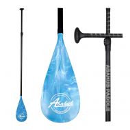 BPS Abahub 3-Piece Adjustable Carbon Fiber SUP Paddle Carbon Shaft + Carrying Bag for Stand Up Paddleboard