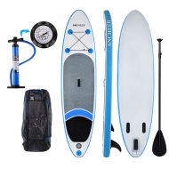 BPS ANCHEER Inflatable Stand Up Paddle Board 10, iSUP Package w/Adjustable Paddle, Pump and Backpack