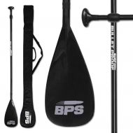 BPS Adjustable 2-Piece SUP/Stand Up Paddleboard Paddle - 100% Carbon Fiber - Comes with Carrying Bag - Available in Many Accent Colors