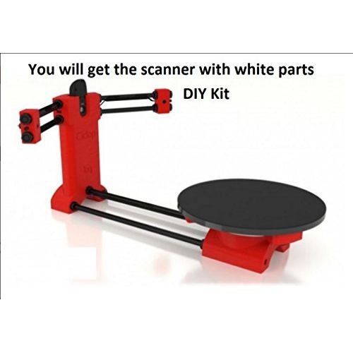  AstroBot BQ Ciclop DIY 3D Scanner for 3d printer-white color parts, complete kit