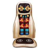 BQC Massage Cushion Neck Massager Massage Cushion Back Waist Massager Electric Massage Cushion(Gold)