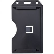 BRADY PEOPLE ID Black Rigid Plastic Vertical 2-Sided Multi-Card Holder (2.38 x 4.1