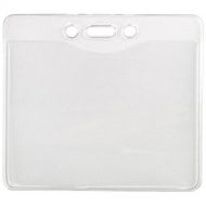 BRADY PEOPLE ID Clear Vinyl Horizontal Badge Holder (4 x 3.17