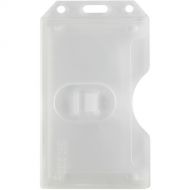 BRADY PEOPLE ID Clear Rigid Plastic Vertical 2-Sided Multi-Card Holder (2.38 x 4.1