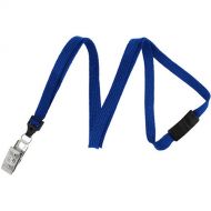 BRADY PEOPLE ID Lanyard with Breakaway & Nickel-Plated Steel Bulldog Clip (3/8