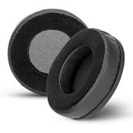 Brainwavz Round Memory Foam Earpads - Suitable Many Large Headphones - SteelSeries, HD668B, ATH, AKG K553, HifiMan, ATH, Philips, Fostex, Sony Ear Pad & More (Hybrid)