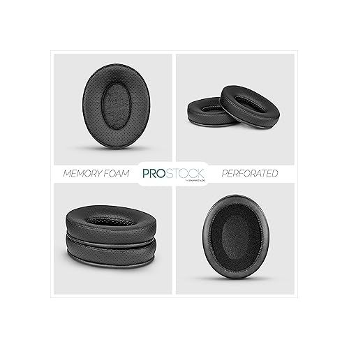  Brainwavz ProStock Perforated ATH M50X Upgraded Earpads, Improves Comfort & Style Without Changing Sound - Custom Crafted Ear Pad Design for ATH-M50X M50BTX M20X M30X M40X Headphones