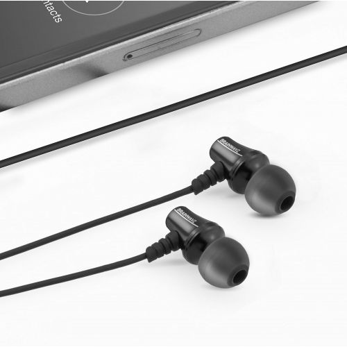  BRAINWAVZ Brainwavz Jive Noise Isolating IEM IEM Earphones With Remote & Mic For Apple iPhones, iPad, iPod & Other iOS Devices (Blue-iOS)