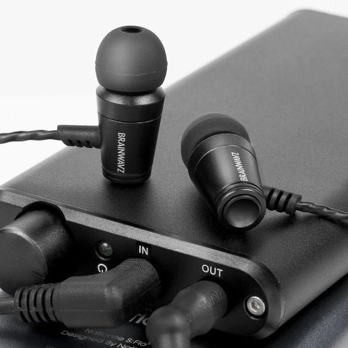 BRAINWAVZ Brainwavz M100 IEM Noise Isolating Earphones with Remote & Microphone Headset For iPhone iPad, iPod & Android Devices