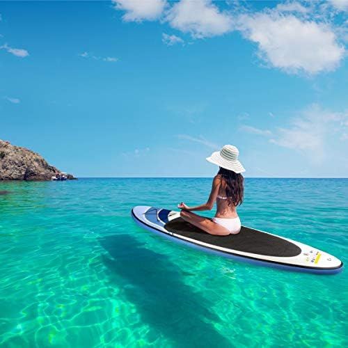  BRAST SUP Board Stand up Paddle Paddling Surfboard 3 Modelle 300-365cm aufblasbar Alu-Paddel Hochdruck-Pumpe Rucksack Kick-Pad bis 150KG gewebtes Drop Stitch