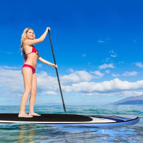  BRAST SUP Board Stand up Paddle Paddling Surfboard 3 Modelle 300-365cm aufblasbar Alu-Paddel Hochdruck-Pumpe Rucksack Kick-Pad bis 150KG gewebtes Drop Stitch