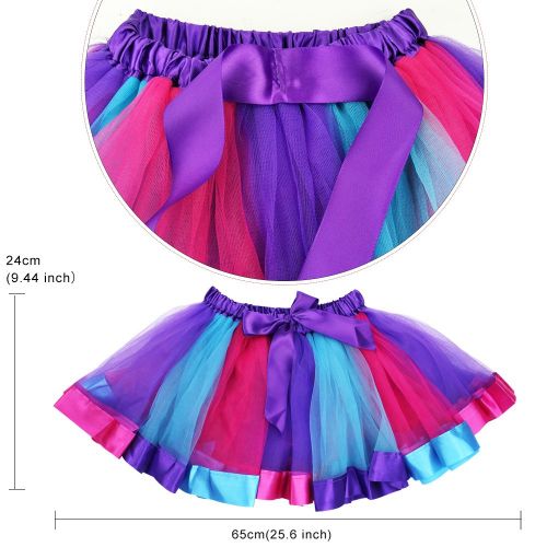  BREEZEIE Kids Superhero Cape and Mask Tutu Skirt for Girls Dress Up Party Costume