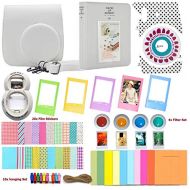 BRENDAZ Instant Camera Accessories Bundle Compatible for Fujifilm Mini 9, Mini 8+, Mini 8 Instant Film Camera. Includes Camera Case, Album, Frame, Stickers, Strap & Other Accessories. (Smo