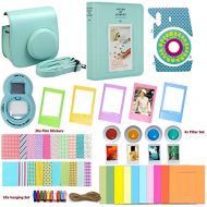 Instant Camera Accessories Bundle by BRENDAZ, Compatible for Fujifilm Mini 9, Mini 8+, Mini 8 Instant Film Camera. Includes Camera Case, Album, Frame, Stickers, Strap & Other Acces