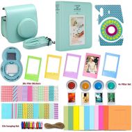 Instant Camera Accessories Bundle by BRENDAZ, Compatible for Fujifilm Mini 9, Mini 8+, Mini 8 Instant Film Camera. Includes Camera Case, Album, Frame, Stickers, Strap & Other Acces