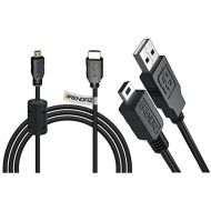Micro HDMI Cable High Speed + Mini USB Cable Kit by BRENDAZ for GoPro HERO4 Black HERO4 Silver, HERO3+ HERO3 Cameras, HDMI Supports Ethernet Channel, 3D Video, 4K