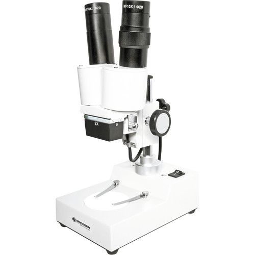  BRESSER Biorit ICD 20x Stereo Microscope (110V, White)