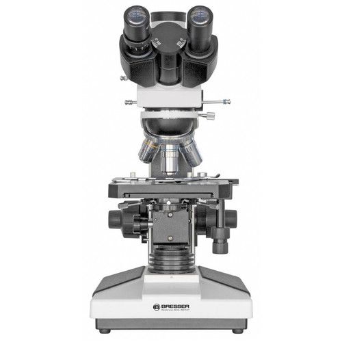  BRESSER Science ADL 601 P 40-600x Trinocular Microscope (110V, White)